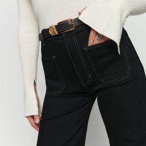 Reformation Black High Rise Women Jeans